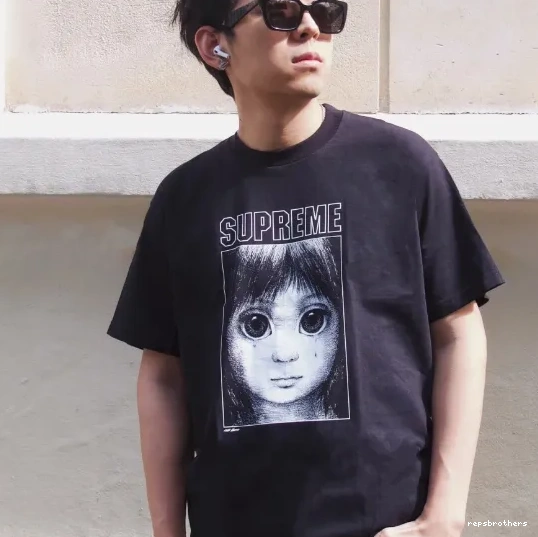 S Keane XL Margaret White L Black Tears Tee 24SS Teardrop Manga Big M and 1004